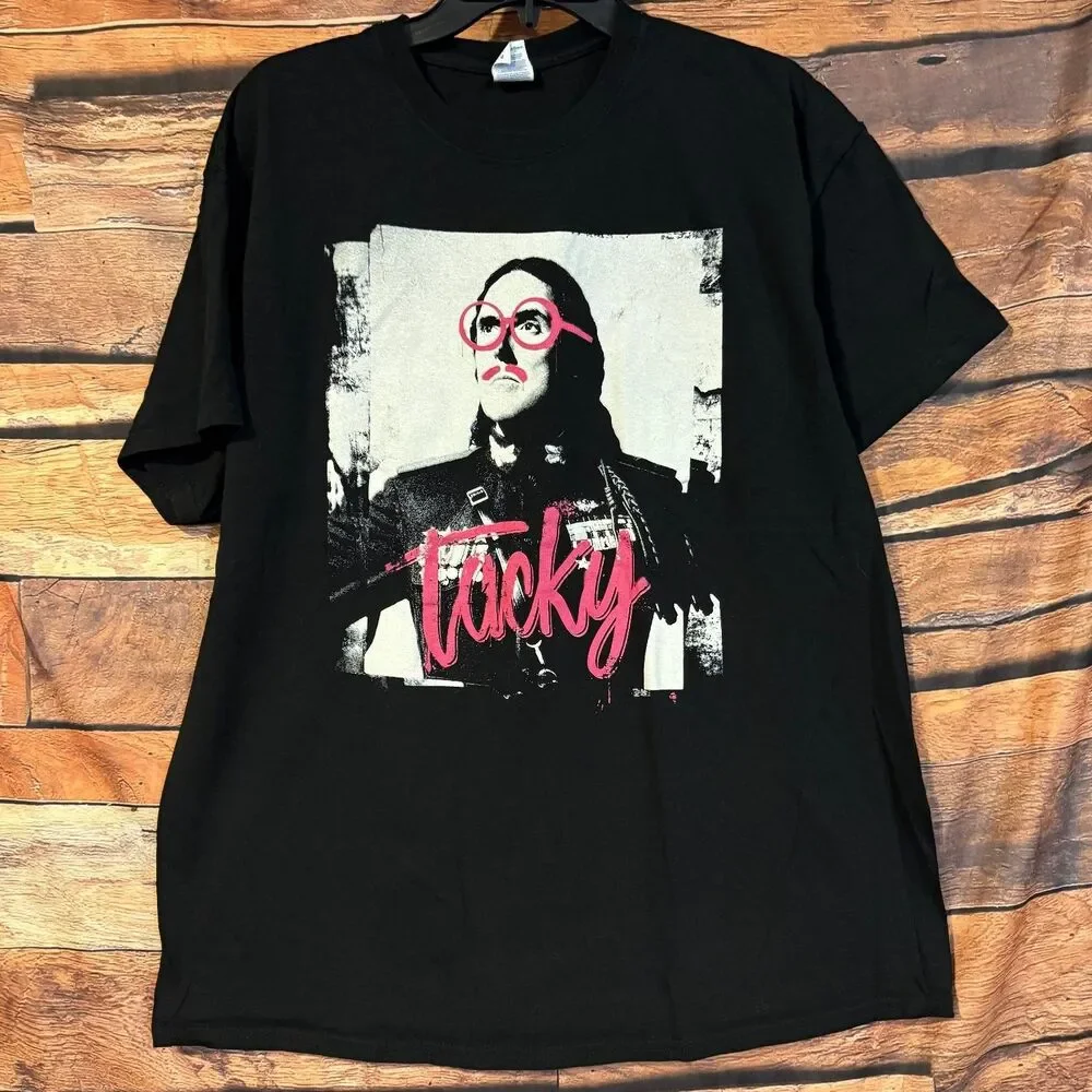 Weird Al Yankovic Tacky Music Video T-Shirt Black Men's XL Mandatory Fun Comedy